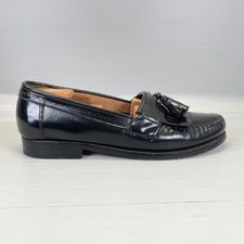 GH Bass Weejuns Jeremy Kiltie Tassel Loafers Mens Size 11 D Black Leather Shoes