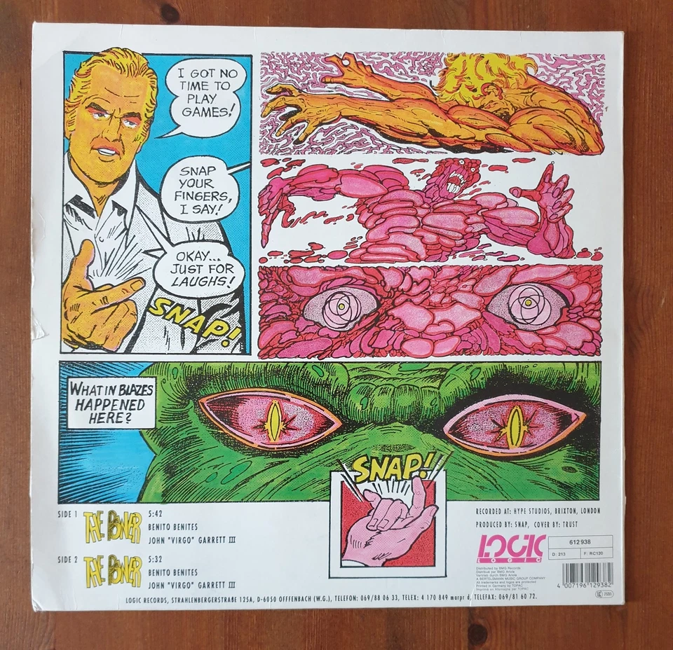 SNAP! - The Power Vinyl Single - Logic Records - Bild 2 von 3