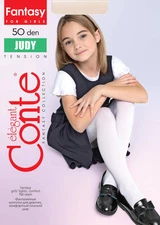 Conte Judy 50 Den - Fantasy Thick Ribbed Tights For Girls - 4yr. 6yr. 8yr. 10yr.