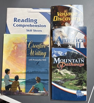 Abeka Homeschool Curriculum Used School Grade 6 - 34 BooksUsed Math Not Included