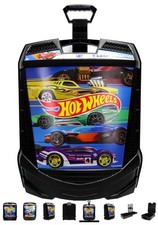 Hot Wheels 100 Car Rolling Carry Case with Extendable handle Made in USA