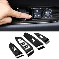 Replacement Titanium Window Switch Panel Cover Trim For Mazda CX-5 CX5 2017 2018