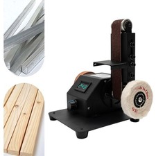Belt Sander Bench Grinder Knife Sharpener Tool w/10 Belts Table Polishing Sander
