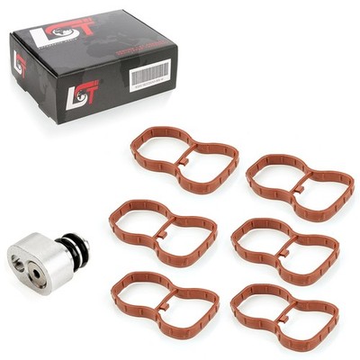 Set Drallklappen Stopfen Ansaugrohr 6x Dichtung für BMW E90 F10 F01 E70 E71 N57