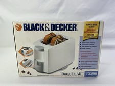 Black  Decker Toaster 2-Slice Toast-It-All T2200 EXTRA-WIDE SLOTS New Vintage