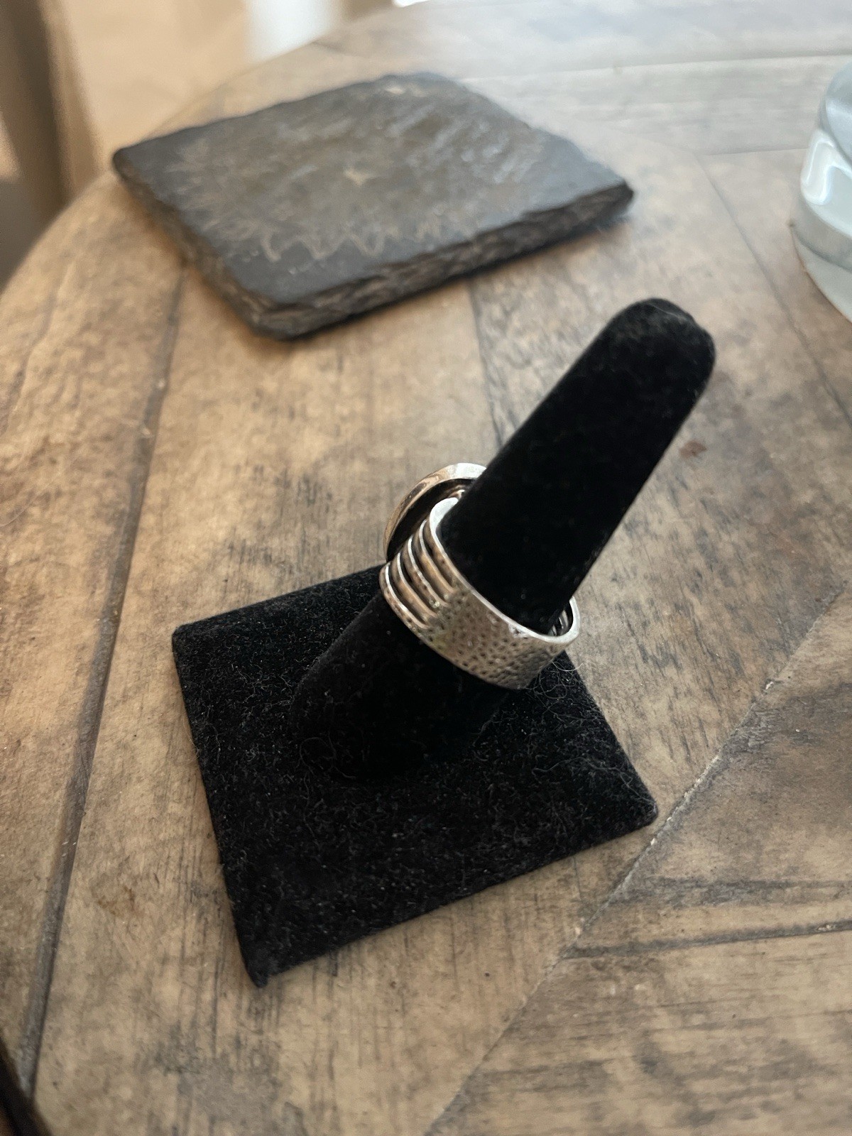 SILPADA Bronzite Sterling Statement Ring- SZ 9 - image 2