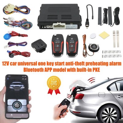 Auto Keyless Entry Motor Start Stop Alarm System Drucktaste Remote Auto Smart