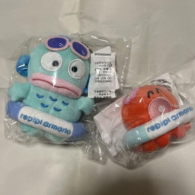 Sanrio Hangyodon Sayuri-chan Mascot Keychain Plush Toy for Collectors