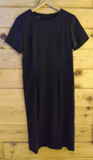 Vintage AGB Black Short Sleeve Dress Classic Elegant Work Party Career Size 10