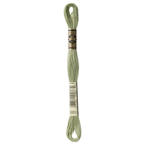 DMC 6-Strand Embroidery Cotton 8.7yd-Green Grey - 12 Pack - 第 1/1 張圖片