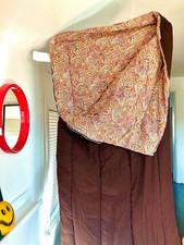 Vintage Sleeping Bag, 70s, Groovy Paisley Print