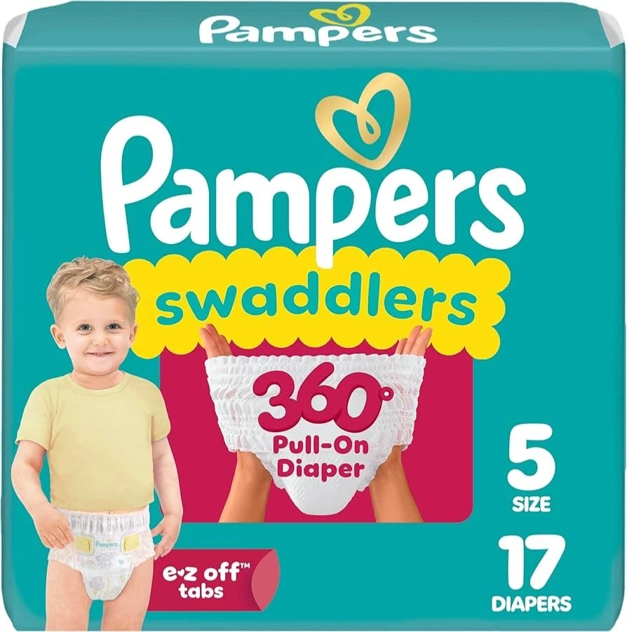 Pampers Diapers - Swaddlers 360° Leakproof
Opens in a new window or tab