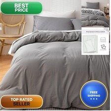 Minor Monkey Queen Duvet Cover Set 1000 Series 100 Egyptian Cotton, 5PC, White