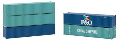 Container 40t Bausatz 5er Set Modell von Faller 1:87