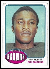 Paul Warfield 1976 Topps #317 Cleveland Browns VG (cr)