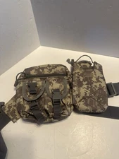 Outdoor Tactical Waist Pack Nylon Hiking Phone Water Bottle Pouch Sport Tool Aqu