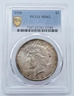 1926-P Peace Silver $1 Dollar PCGS MS62 Gold Shield Label - T351