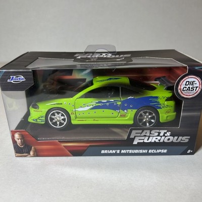 Jada Fast & Furious:Brian's 95 Mitsubishi Eclipse (Green) 1/32 scale Damaged box
