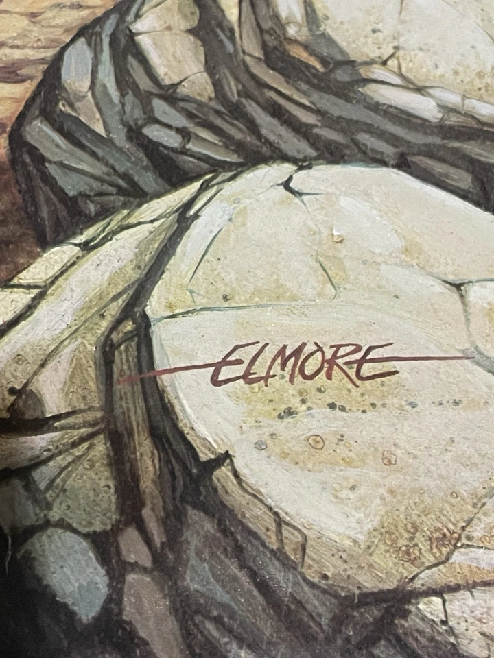 Original Vintage Full Size Dungeons & Dragons TSR Larry Elmore Poster 1984 36x24 - Image 3 of 4