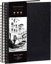 Artist  S Sketchbook Hardcover   200GSM Very Thick Paper   Large, Spiral Sketch B