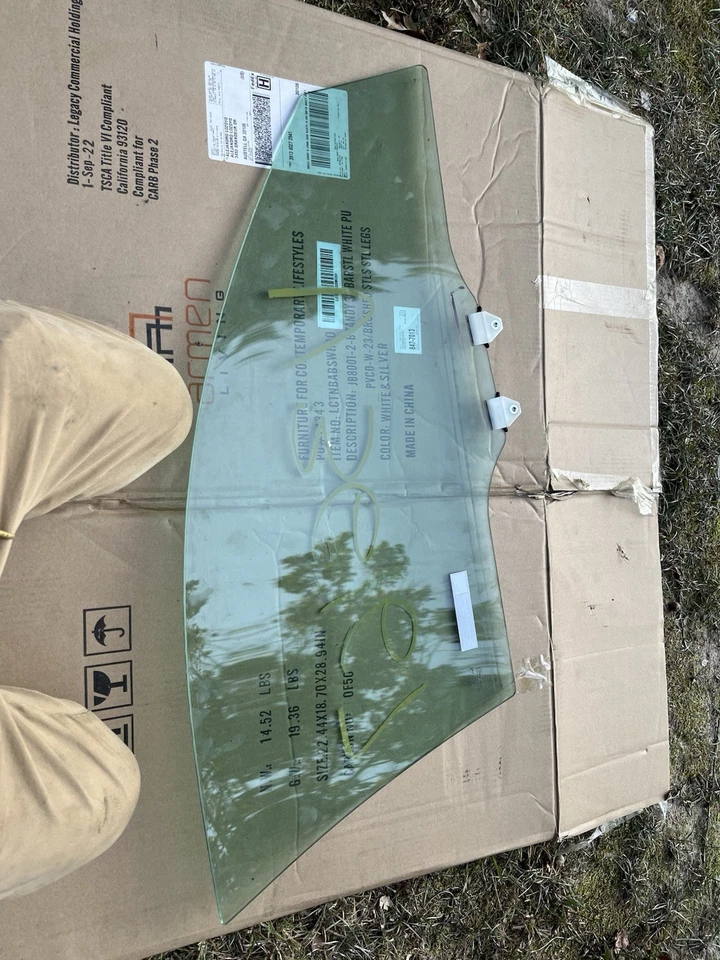 Vidrio ventana puerta lateral conductor delantero Honda Accord OEM 2018-2022 (templado solar) Foto 2 de 3