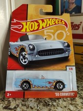 2017 Hot Wheels '55 Corvette The 50's 1/8