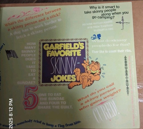 THE 5TH GARFIELD. First Printing First Edition Fair Condition - Picture 8 of 8