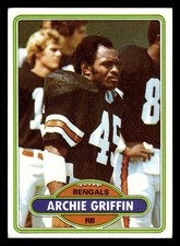 1980 Topps #457 Archie Griffin