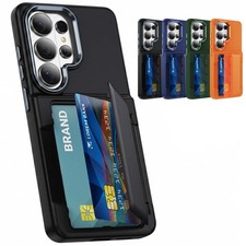 For Samsung Galaxy S26 Ultra S25 S24 S23 S22 Phone Case Shockproof Card Holder