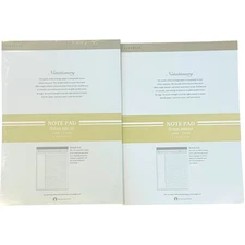 2 x LEVENGER Notationary - NOTE PAD 50 Sheets Letter Size, Various Colors