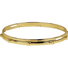 Ludwig L1410SB 14" 10 Hole Die Cast Snare Hoop, Brass Plated