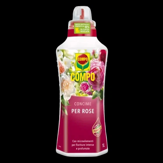 Concime per Rose Liquido COMPO + Microelementi per fioriture intense, prolungate