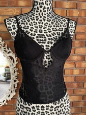 White Fox Boutique How to Deal Bustier (XS) Black NWT