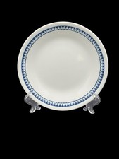 One Replacement Vtg. Corelle Porto Calle White And Blue Glass Bread Plate 6.5”