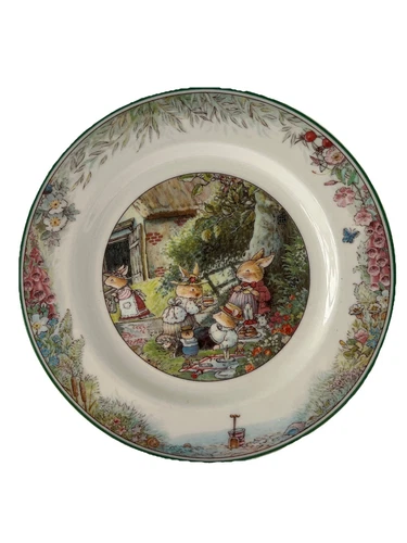 Villeroy & Boch Foxwood Tales Bread & Butter Plate Picnic Summer Brian Paterson