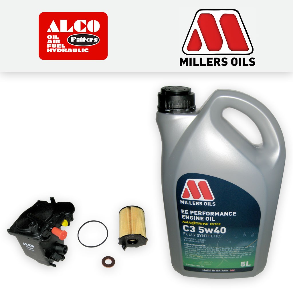 SERVICE KIT MINI ONE CLUBMAN COOPER D R55 R56 OIL FUEL FILTERS +OIL (2007-2010)