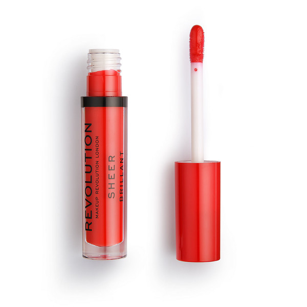 Revolution Sheer Brilliant Lip Gloss Cherry 132