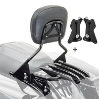 Sissybar + GepäCkträGer Xb FüR Harley Davidson Street Glide 14-19 Schwarz