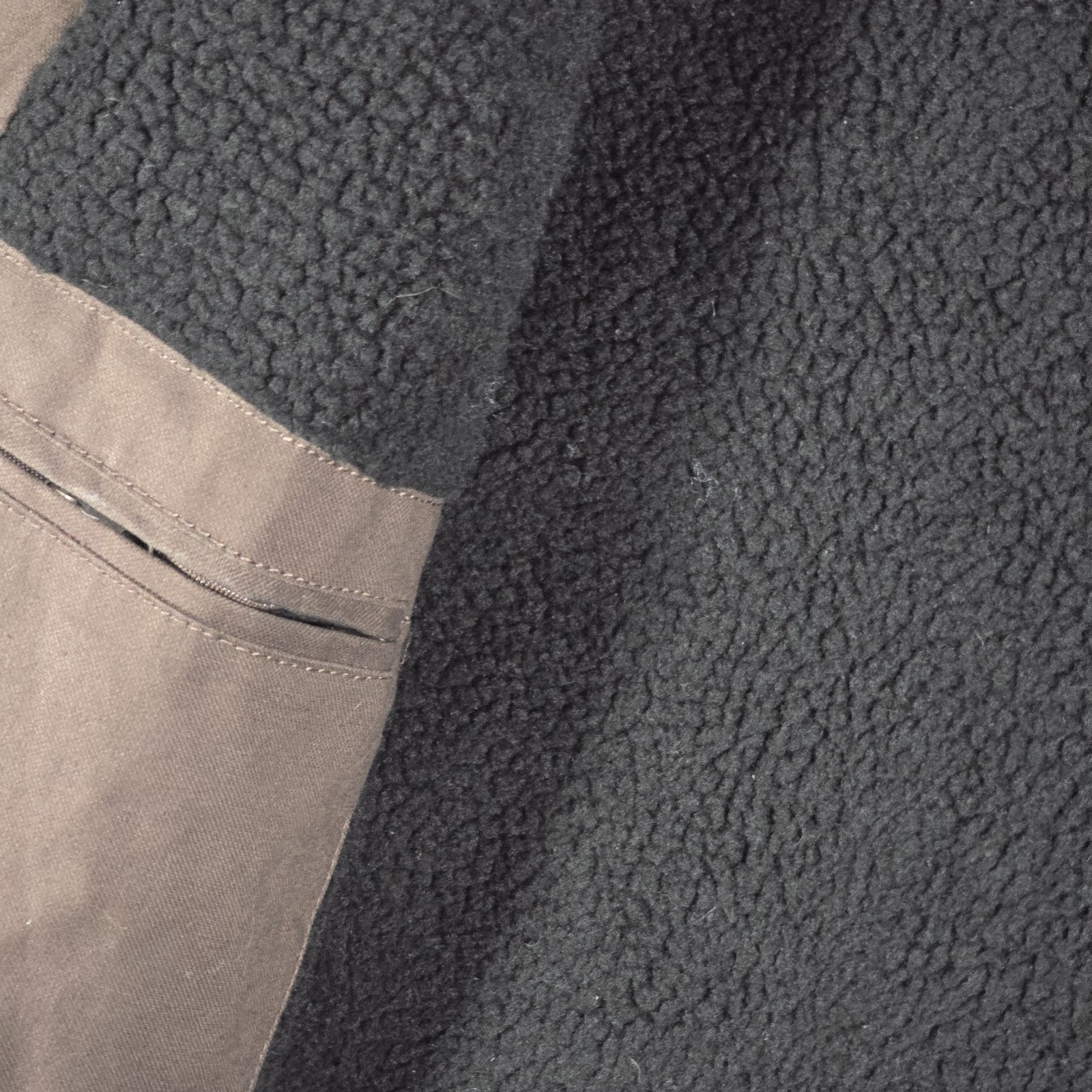 Wells Lamont Men's Canvas Sherpa Lined Jacket Hood Size XXL Brown Carhartt New thumbnail 4