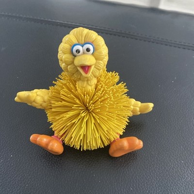 Vintage Koosh Ball gelb großer Vogel Sesamstraße Sammlerstück 1996