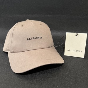 AllSaints Women\'s Cream Beige Logo Embroidered Strapback Baseball Cap Hat OS AllSaints Logo Baseball Cap | Nordstromrack main image 2