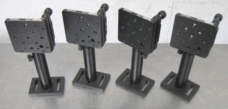 C203281 Lot 4 Thorlabs KM200B 2-Axis Kinematic Mount w/ 4" Posts/Holders + Bases