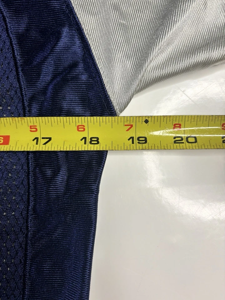 Vintage Reebok Dallas Cowboys Keyshawn Johnson #19 Jersey Size Youth L Blue NFL - Image 3 of 4