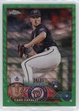 2023 Topps Chrome Green Wave Refractor 74/99 Cade Cavalli #61 0z7e