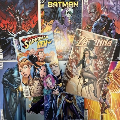 J. Scott Campbell DC Comics Covers Lot of 9