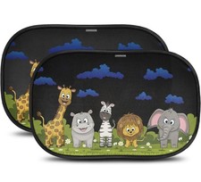 CARAMAZ Car Window Shade for Baby with Certified UV-Protection Twin pack.