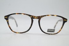 Vintage Glasses Kenzo MARIN K067 Brown Gold Oval Eyeglass Frame