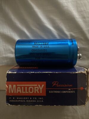 Mallory CG452U50D1 Capacitor Open Box Shows shelf ware