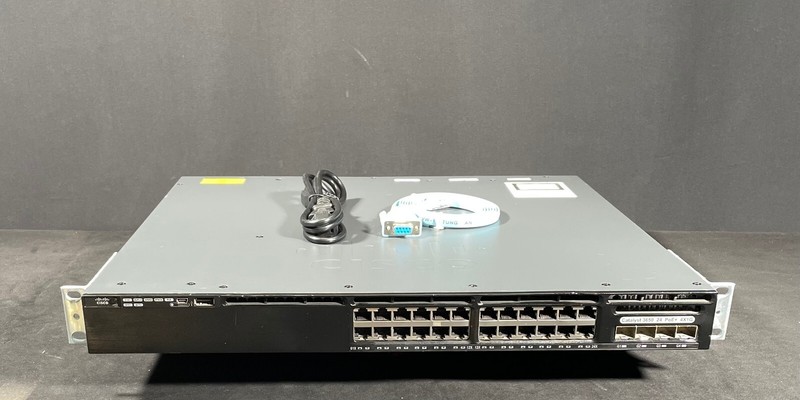 Cisco WS-C3650-24PS-S 24 Port PoE+ Switch - Same Day Shipping