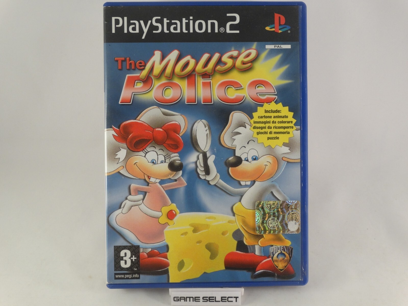 MOUSE POLICE THE SONY PS2 PLAYSTATION 2 PAL EU EUR ITA ITALIANO ORIGINALE